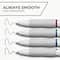 Sharpie® S-Gel™ 0.7mm Medium Point Classic Pens with White Fashion Barrel, 4ct.